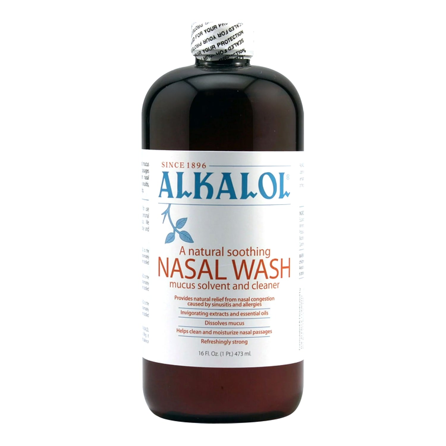 Mucus Solvent and Nasal Wash Alkalol® Liquid 16 oz. - BeHope