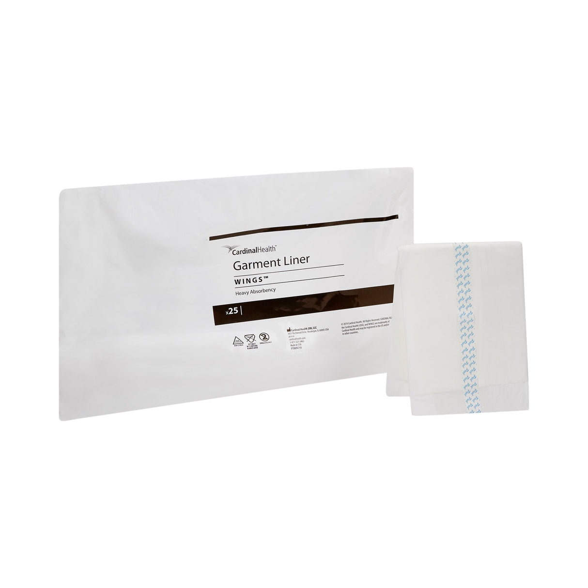 Incontinence Liner Wings™ 10 X 24 Inch Heavy Absorbency Polymer Core One Size Fits Most - BeHope