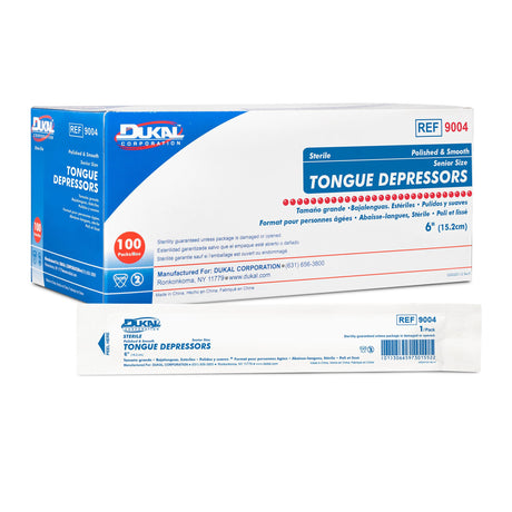 Tongue Depressor Dukal™ 6 Inch Length Wood Senior - BeHope