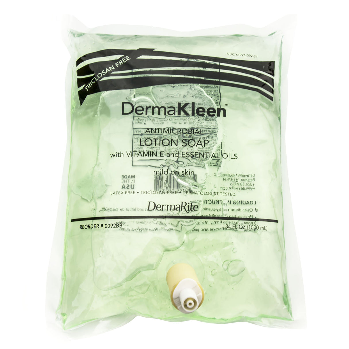 Antimicrobial Soap DermaKleen® Lotion 1,000 mL Dispenser Refill Bag Scented - BeHope
