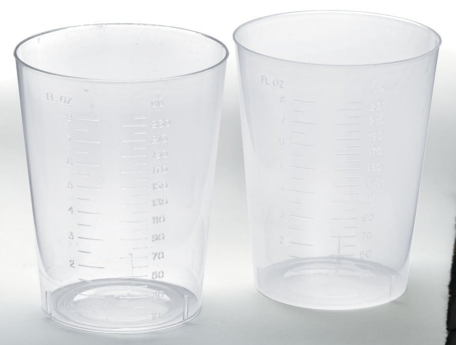 Drinking Cup 9 oz. Clear Plastic Disposable - BeHope