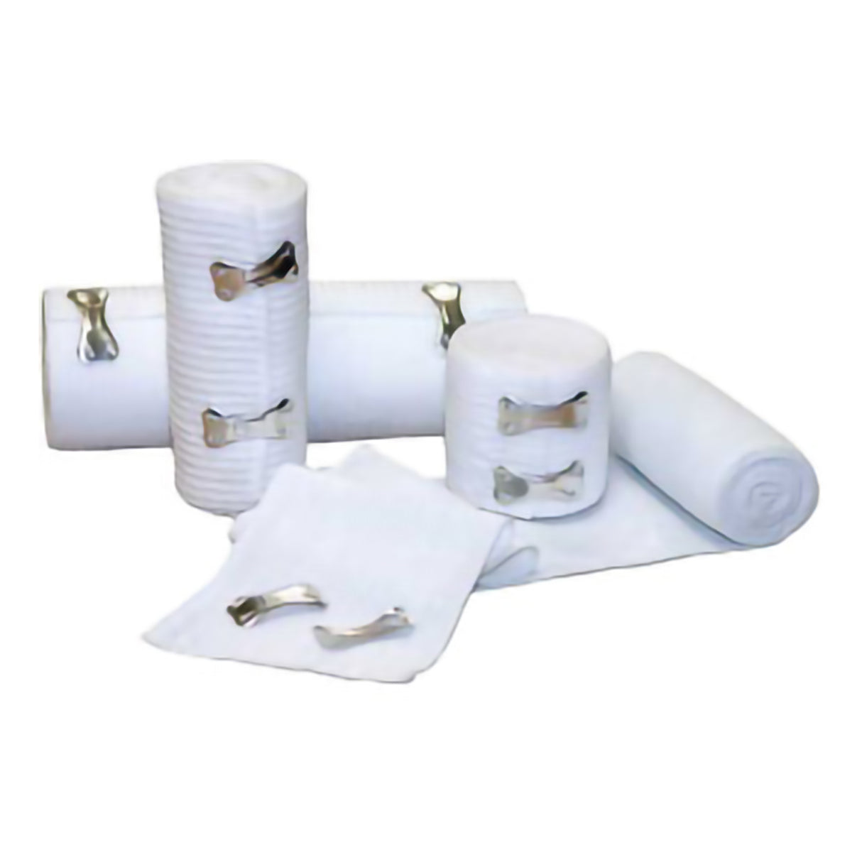 Elastic Bandage Economy 6 Inch X 5 Yard Clip Detached Closure Tan NonSterile Standard Compression - BeHope