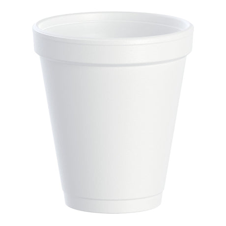 Insulated Drinking Cup Dart® 6 oz. White Styrofoam Disposable - BeHope