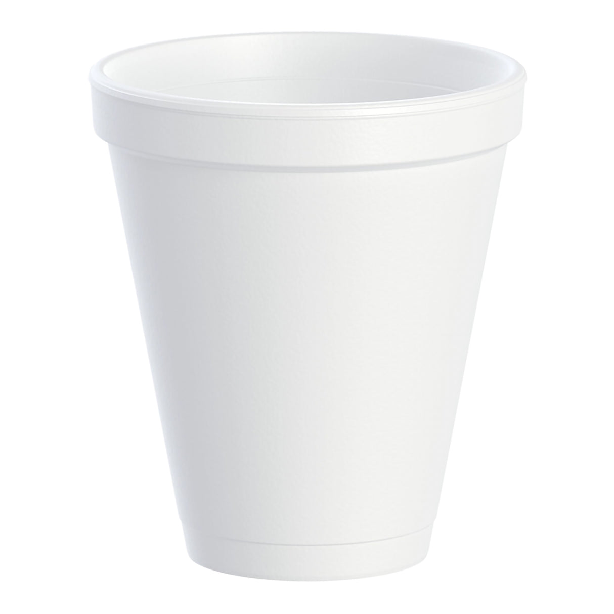 Insulated Drinking Cup Dart® 12 oz. White Styrofoam Disposable - BeHope