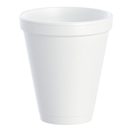 Insulated Drinking Cup Dart® 12 oz. White Styrofoam Disposable - BeHope