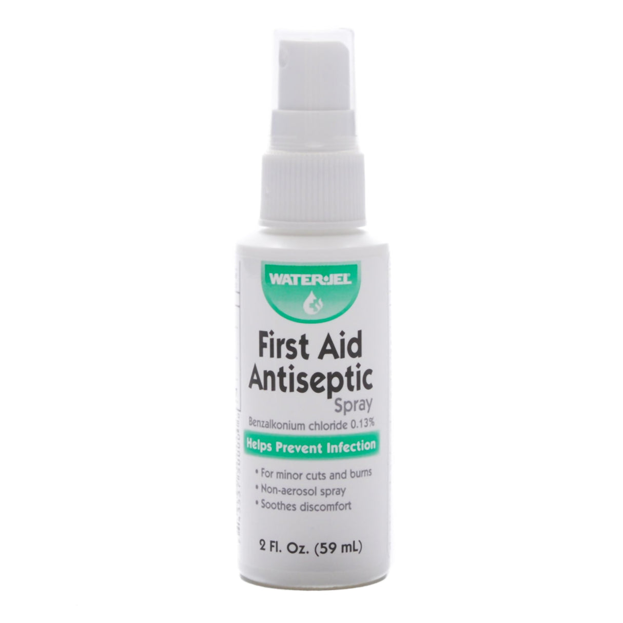 Antiseptic BZK (Benzalkonium Chloride) Water Jel® Topical Liquid 2 oz. Spray Bottle - BeHope