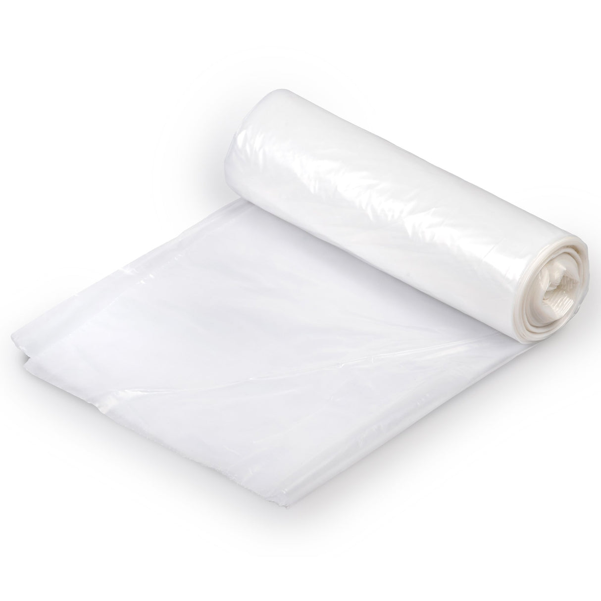 Trash Bag Colonial Bag 10 gal. Clear LLDPE 0.60 mil 23 X 24 Inch X-Seal Bottom Coreless Roll - BeHope