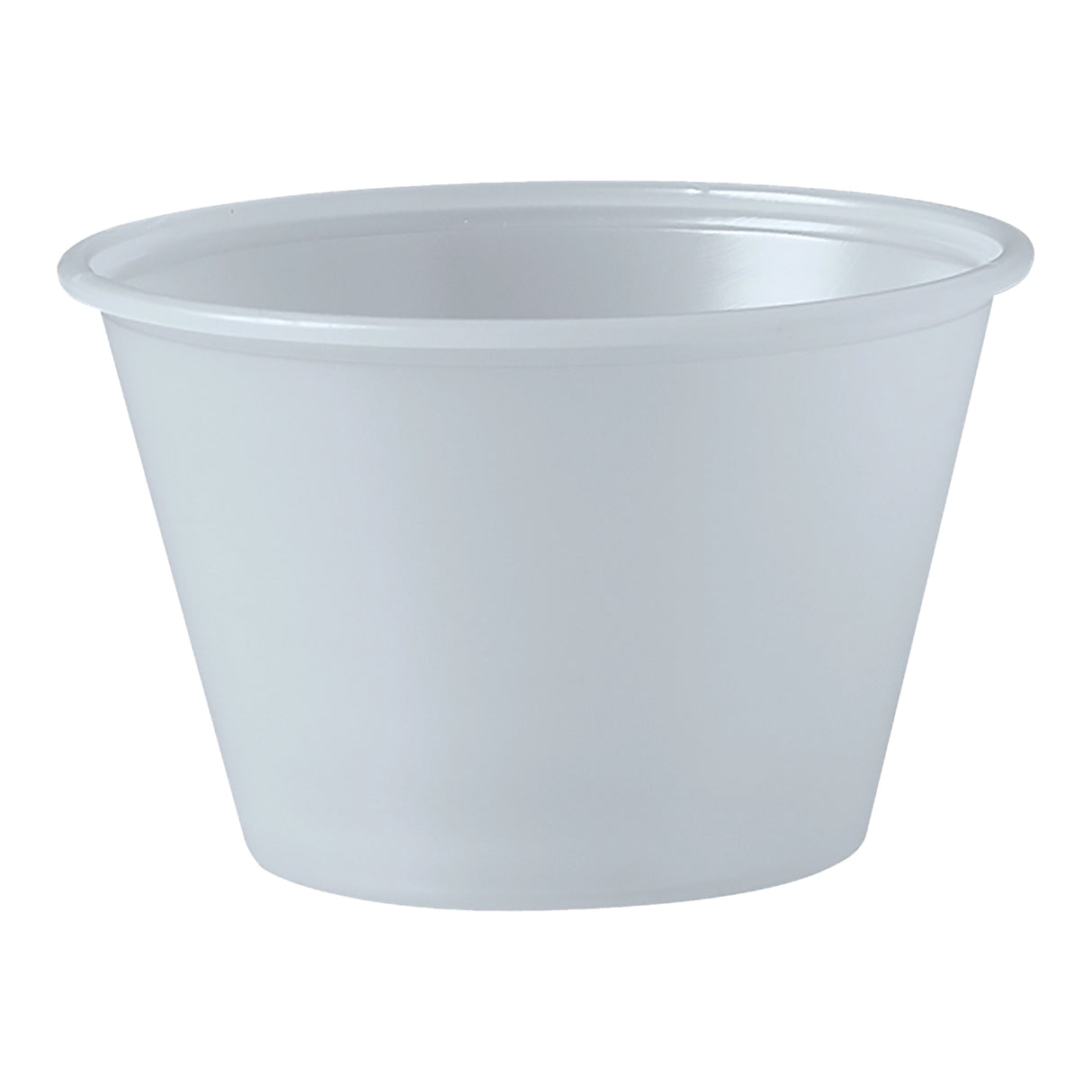 Souffle Cup Solo® 4 oz. Translucent Plastic Disposable - BeHope