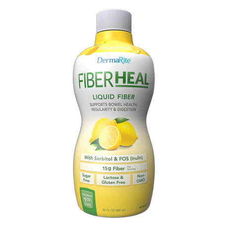 Oral Supplement FiberHeal™ Lemon Twist Flavor Liquid 30 oz. Bottle - BeHope