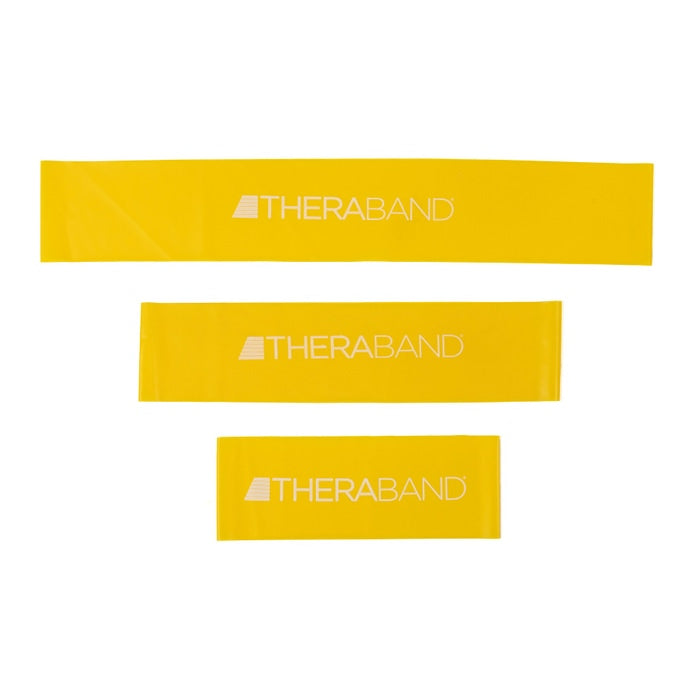 Exercise Resistance Band Loop Theraband® Professional Yellow 3 X 12 Inch Light Resistance - Behope