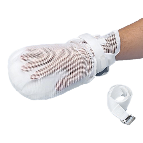 Protective Hand Mitts with Double Security Hook and Loop Closure - BeHope