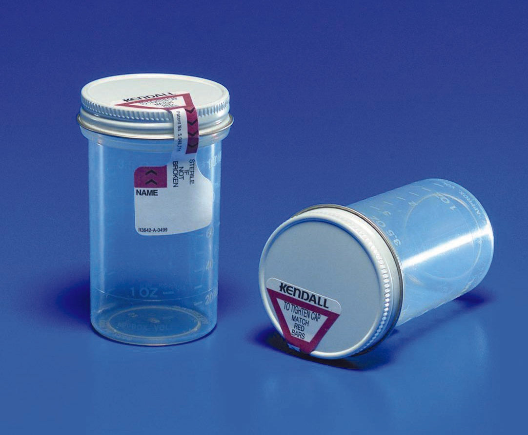 Specimen Container Precision™ 2-1/2 X 2-3/4 Inch 120 mL (4 oz.) Screw Cap Unprinted Sterile - BeHope