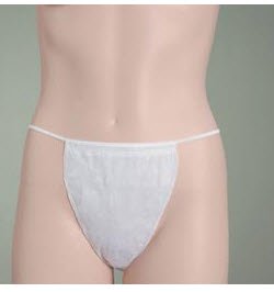 Bikini Panty One-Dees® White One Size Fits Most Disposable - BeHope