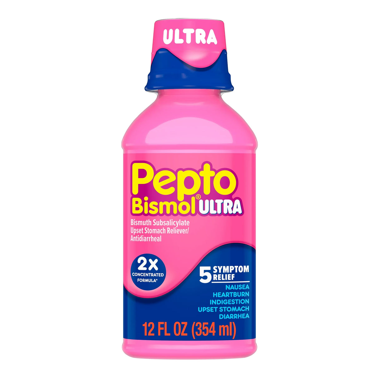 Anti-Diarrheal Pepto Bismol® 262 mg Strength Liquid 12 oz. - BeHope