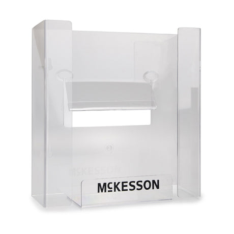 Glove Box Holder McKesson Horizontal or Vertical Mounted 3-Box Capacity Clear 3-1/8 X 10-1/4 X 15-1/4 Inch Plastic - BeHope