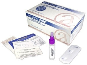 Cancer Screening Test Kit Accutest® iFOBT Single Sample Fecal Occult Blood Test (iFOB or FIT) 25 Tests CLIA Waived - BeHope