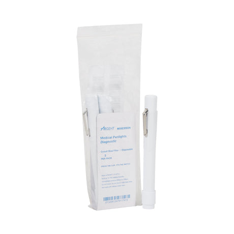 Penlight McKesson White Light with Cobalt Filters 4-1/2 Inch Disposable - BeHope