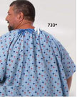 Patient Exam Gown Magna One Size Fits Most Diamonds-in-the-Rough Print Reusable - BeHope