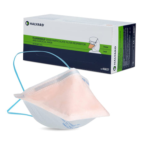 Particulate Respirator / Surgical Mask FluidShield Medical N95 Not Rated Elastic Strap Small - BeHope