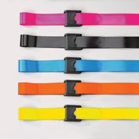 Gait Belt Posey® EZ Clean 81 Inch Length Blue Polyurethane Coated Webbing - BeHope