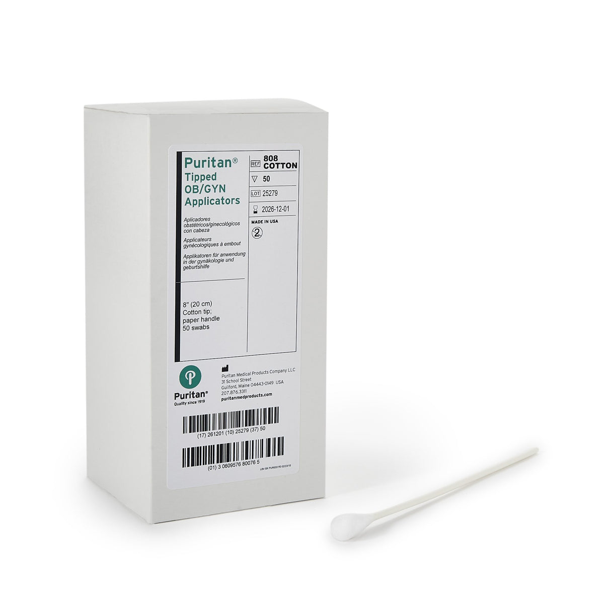 Puritan® OB/GYN Swab 8 Inch Length NonSterile - BeHope