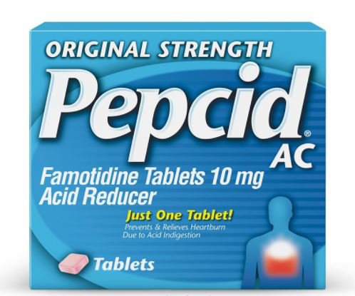 Antacid Pepcid® AC 10 mg Strength Tablet 30 per Box - BeHope