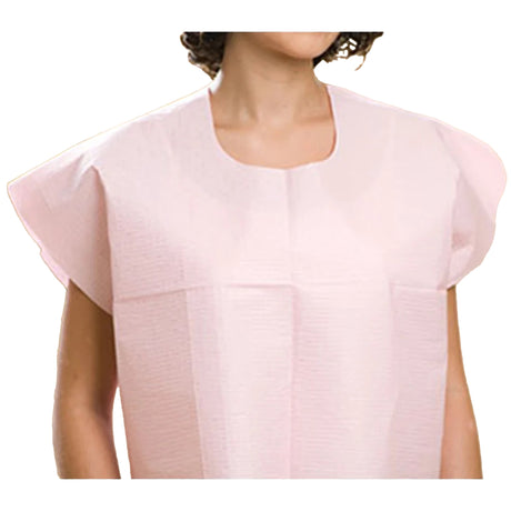 Exam Cape Mauve One Size Fits Most Front / Back Opening Without Closure Female Disposable - BeHope