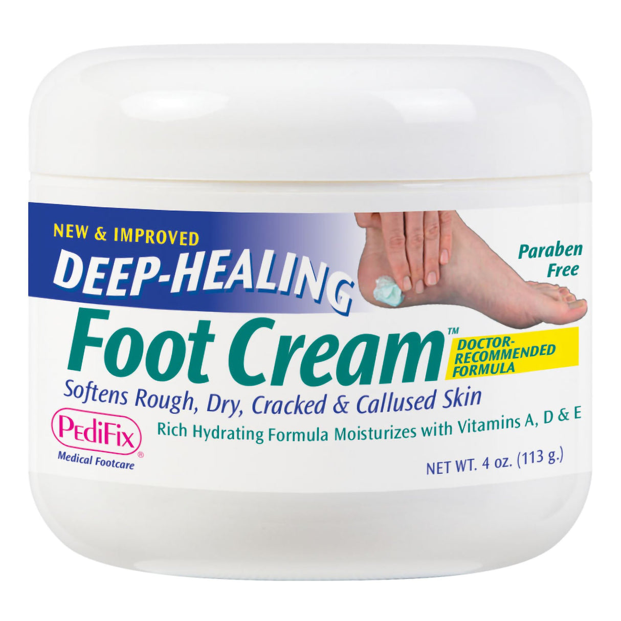Foot Moisturizer Pedifix 4 oz. Jar Scented Cream - BeHope