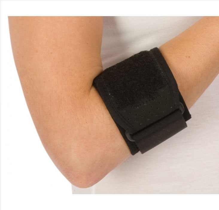 Elbow Support PROCARE® One Size Fits Most Contact Closure Tennis Black - BeHope