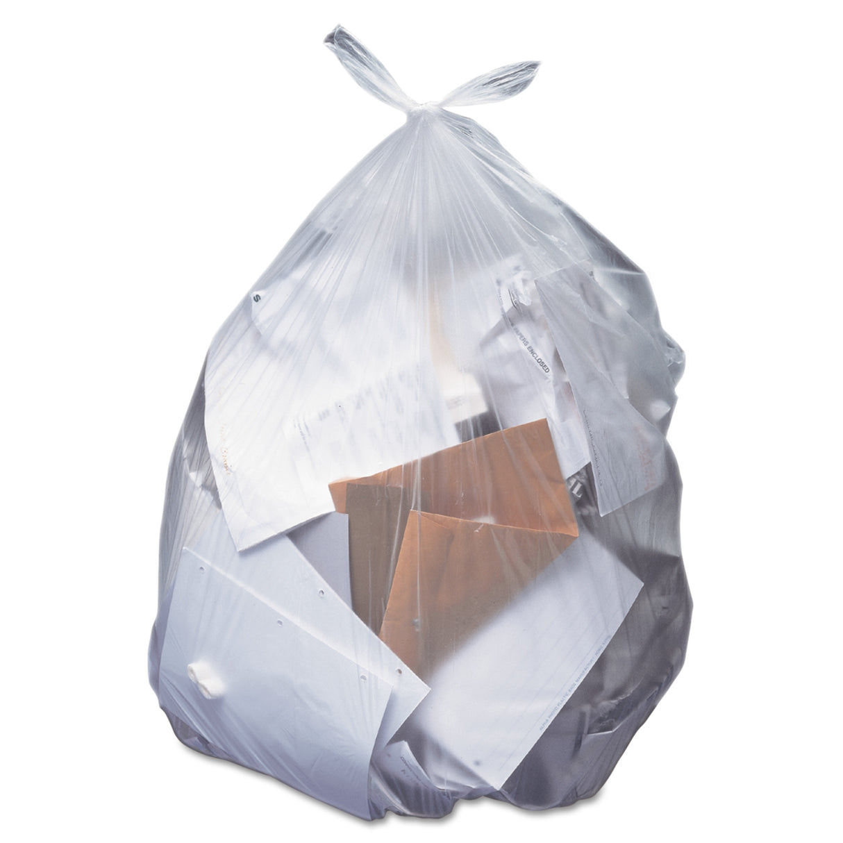 Trash Bag Heritage™ 45 gal. Clear LLDPE 1.5 mil 40 X 46 Inch Star Seal Bottom Flat Pack - BeHope