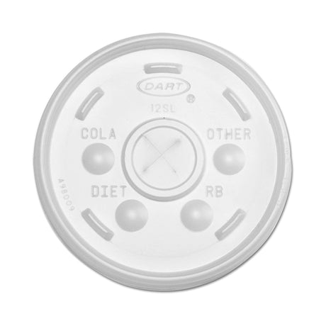 Drinking Cup Lid Dart® Translucent Plastic Disposable - BeHope