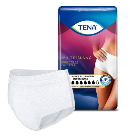Female Adult Absorbent Underwear TENA® Women™ Super Plus Pull On with Tear Away Seams X-Large Disposable Heavy Absorbency - BeHope