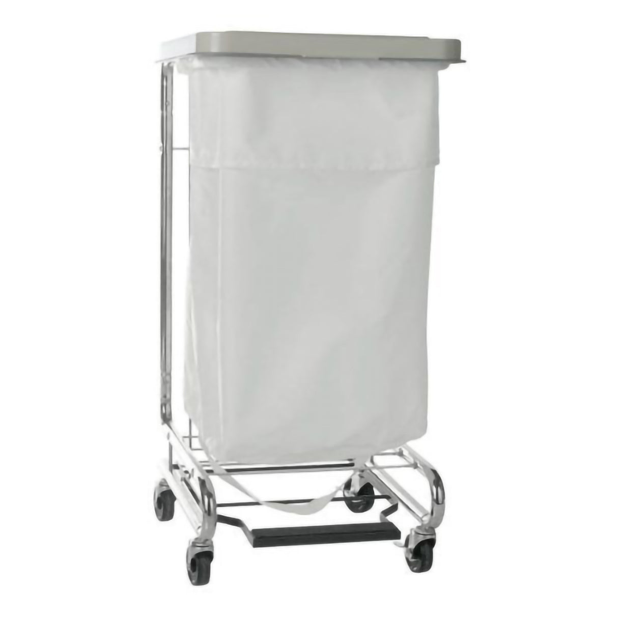 Hamper Stand McKesson General Purpose Rectangular Opening 30 to 33 gal. Capacity Foot Pedal Self-Closing Lid - BeHope