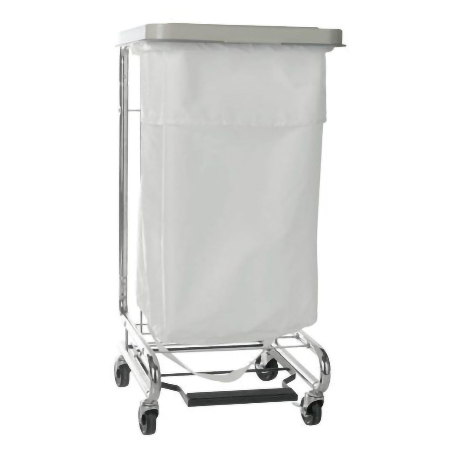 Hamper Stand McKesson General Purpose Rectangular Opening 30 to 33 gal. Capacity Foot Pedal Self-Closing Lid - BeHope