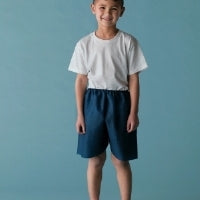 Exam Shorts MediShorts® Small Navy Blue Nonwoven Pediatric Disposable - BeHope