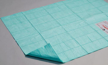 Absorbent Floor Mat Aspen™ SurgiSafe® 28 X 72 Inch Green - BeHope