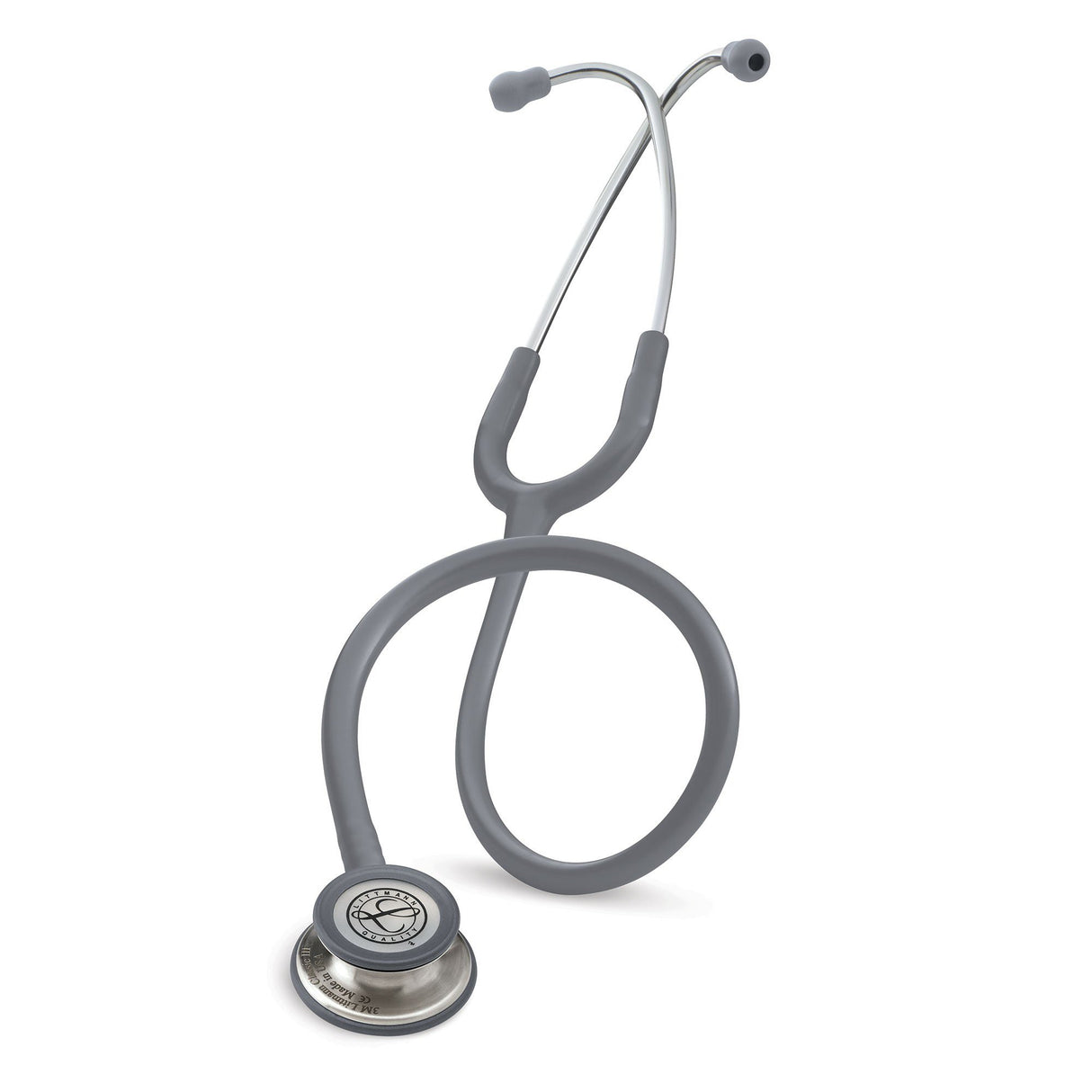 Clinician Stethoscope 3M™ Littmann® Classic III™ Gray 1-Tube 27 Inch Tube Convertible Chestpiece - BeHope