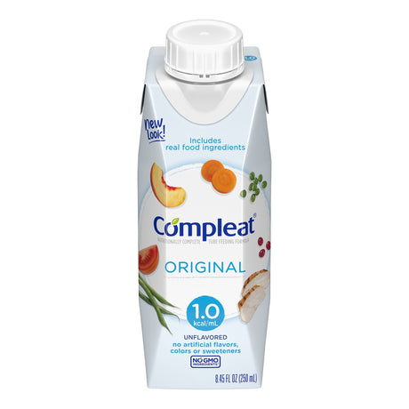Tube Feeding Formula Compleat® Original Unflavored Liquid 8.45 oz. Reclosable Carton - BeHope