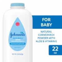 Baby Powder Johnson's® 9 Oz. Scented Shaker Bottle Cornstarch / Aloe / Vitamin E - Behope