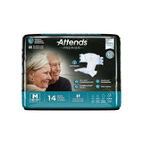 Unisex Adult Incontinence Brief Attends® Premier Medium Disposable Heavy Absorbency - BeHope
