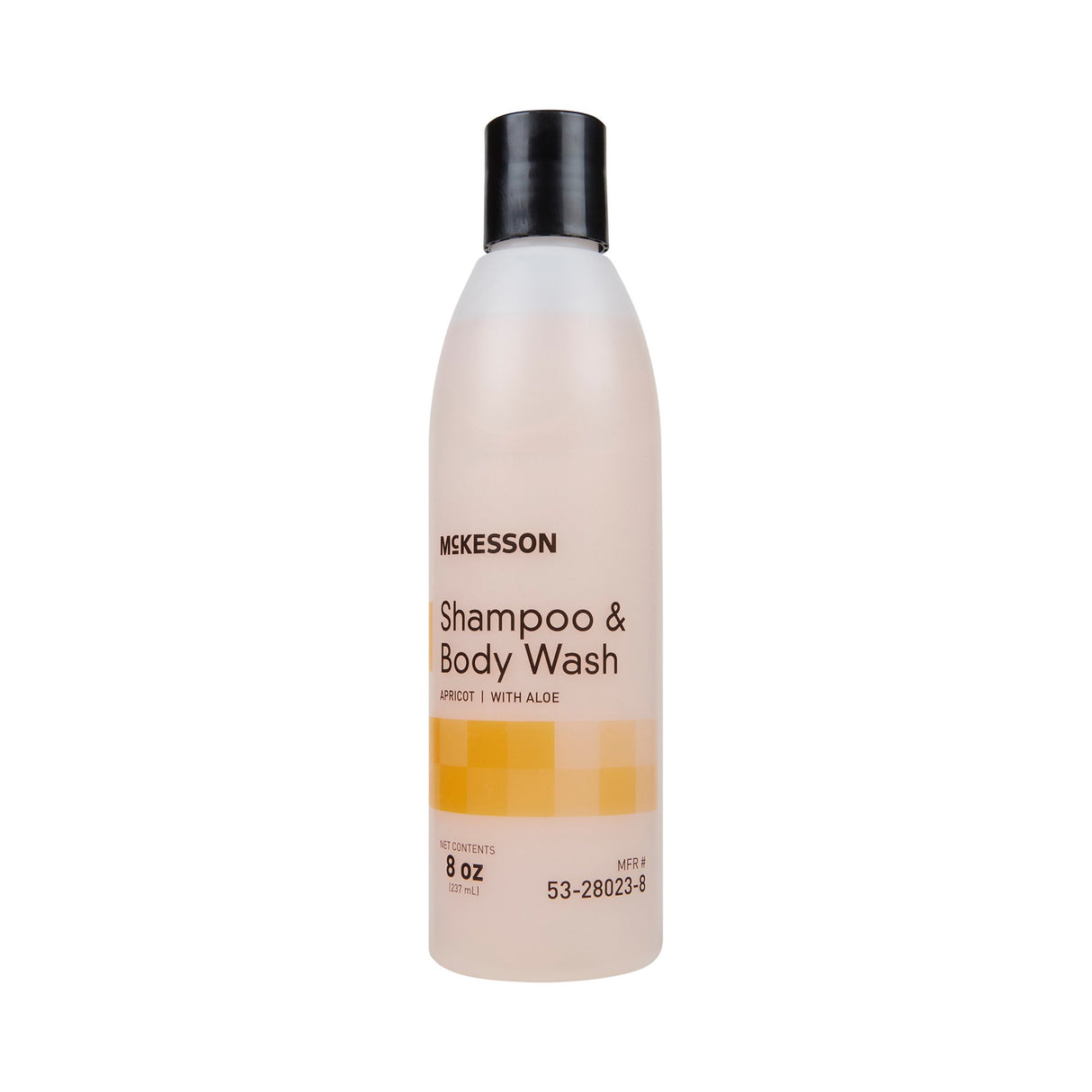 Shampoo and Body Wash McKesson 8 oz. Flip Top Bottle Apricot Scent