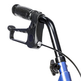 Bariatric 4 Wheel Rollator McKesson Blue Adjustable Height / Folding Steel Frame - BeHope
