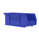 Storage Bin Akrobins® 260 L X 81 W X 95 H Mm, 276 L X 105 W X 102 H Mm, 30 Lbs, Blue, Polypropylene, Heavy Duty, Reinforced Side-rib Design - Behope