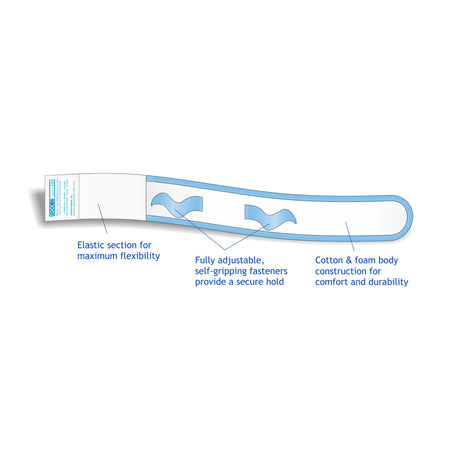 Leg Bag Strap Urocare® 13 to 20 Inch Long, Small, 2 Inch Wide, Fabric, Hook and Loop - BeHope