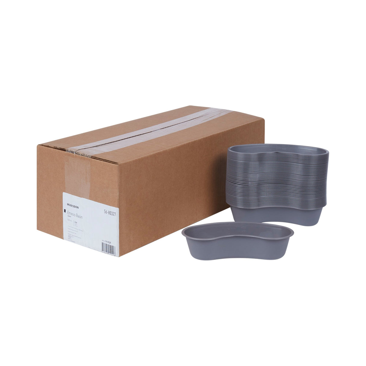 Emesis Basin McKesson Graphite 16 oz. Plastic Single Patient Use - BeHope