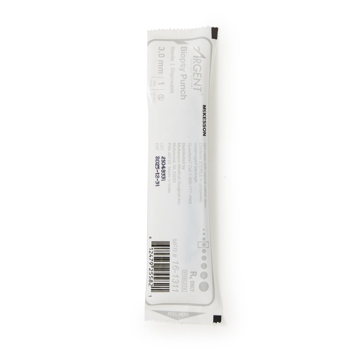 Biopsy Punch McKesson Argent™ Dermal 3 mm - BeHope