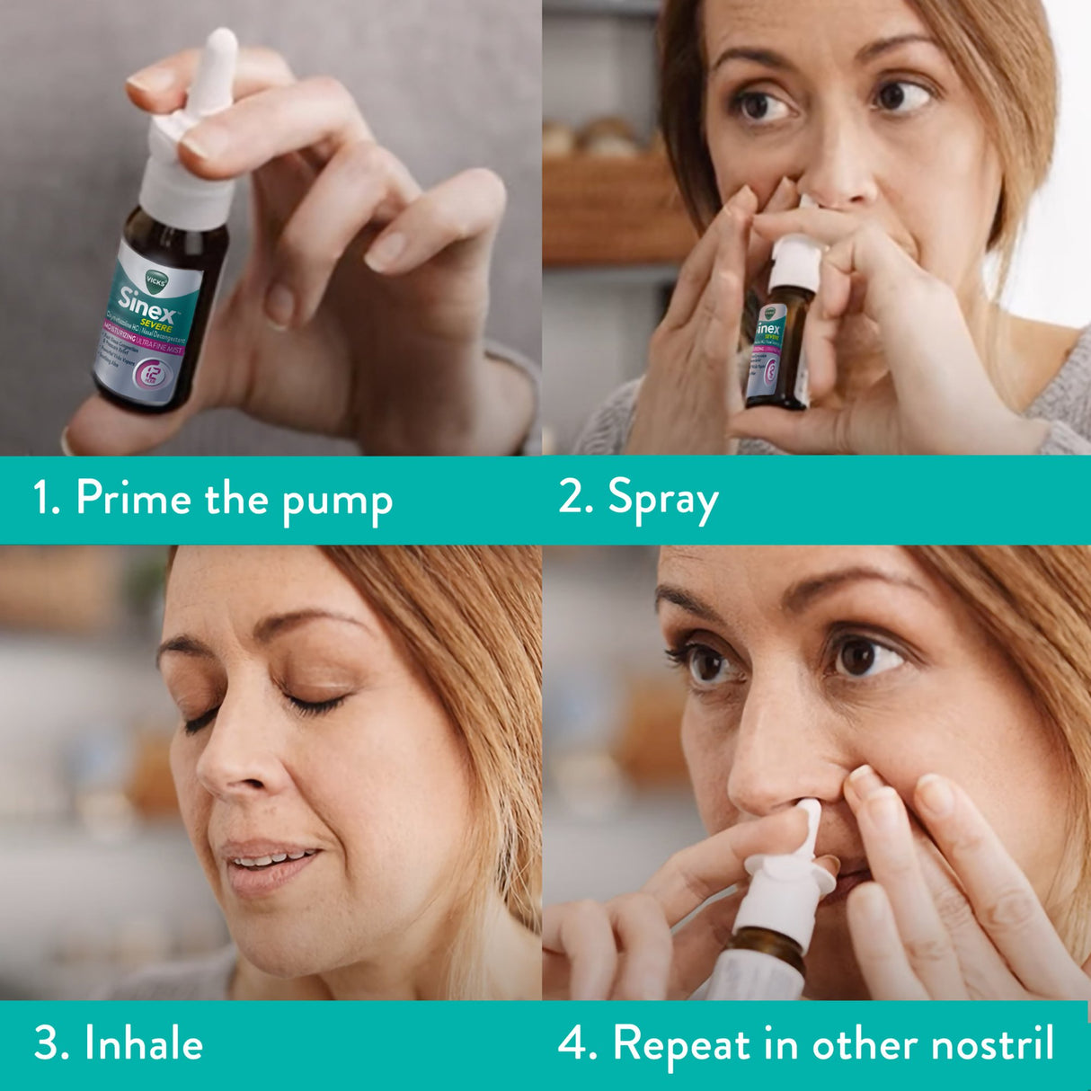 Nasal Decongestant Vicks® Sinex™ Severe Ultra Fine 0.05% Nasal Spray 0.5 oz. - BeHope