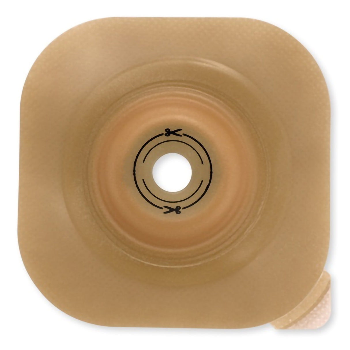 Ostomy Barrier CeraPlus™ New Image™ Trim to Fit, Extended Wear Adhesive without Tape 57 mm Flange Up to 1-1/2 Inch Opening - BeHope