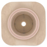 Ostomy Barrier New Image™ CeraPlus™ Precut, Extended Wear Adhesive Tape Borders 44 mm Flange Green Code System 1 Inch Opening - BeHope