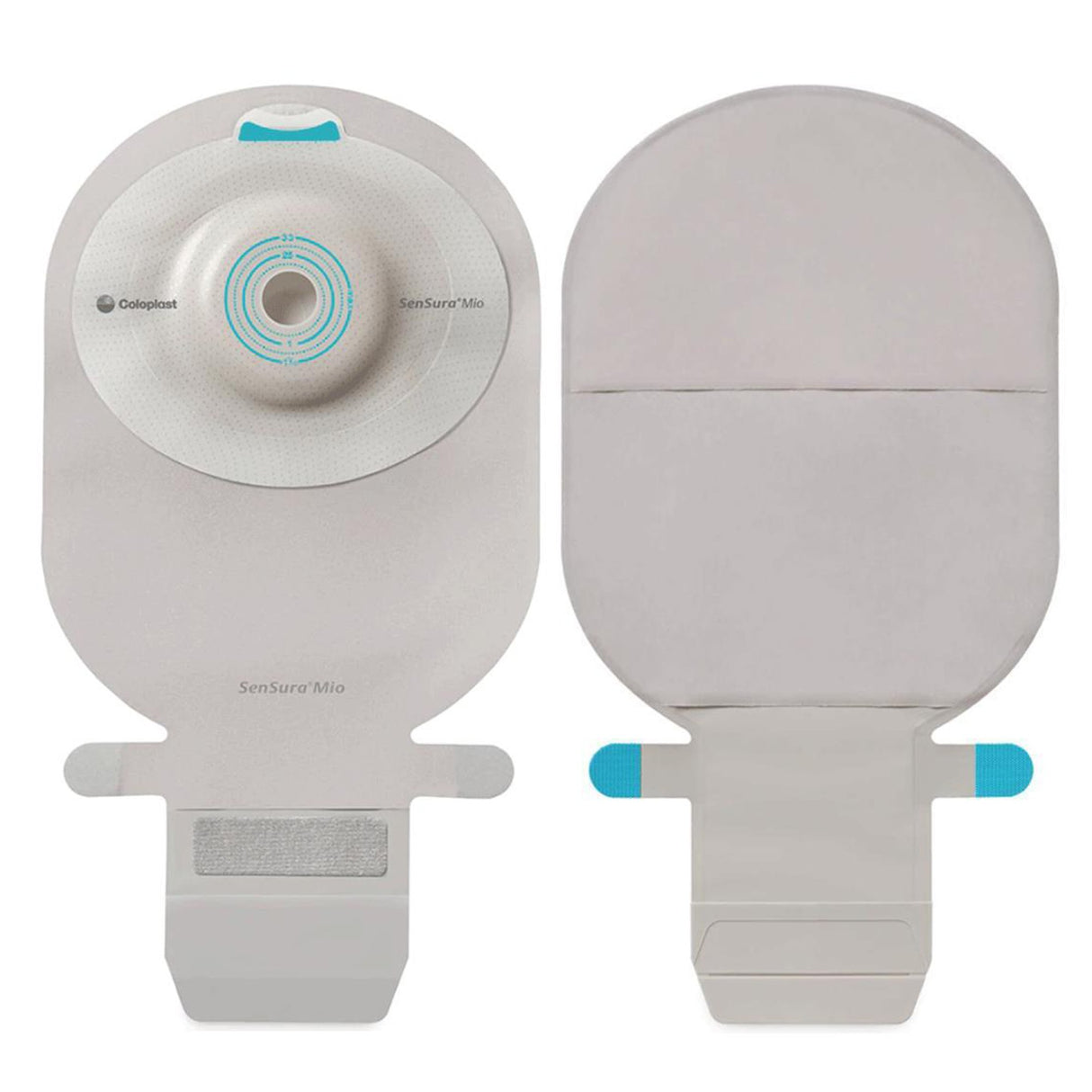 Ostomy Pouch SenSura® Mio One-Piece System 11 Inch Length, Maxi Flat, Pre-Cut 1-3/16 Inch Stoma Drainable - BeHope